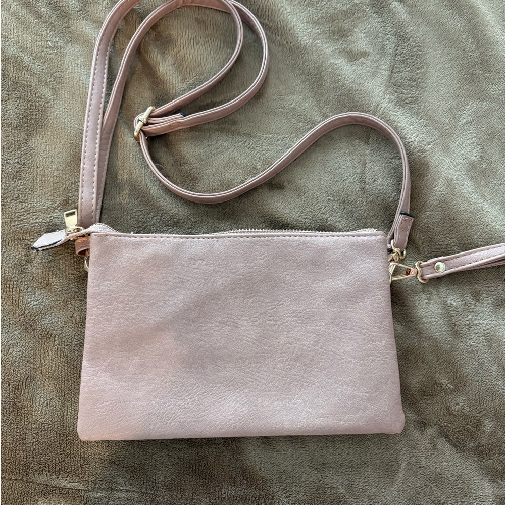 Elegant Pink Crossbody Bag